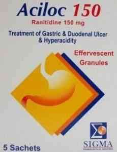 aciloc 150mg eff.granules 5 sachets (cancelled)