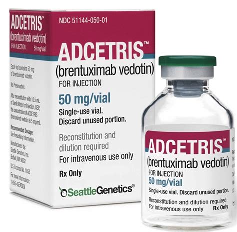 adcetris 50 mg pd. conc. for i.v. inf.