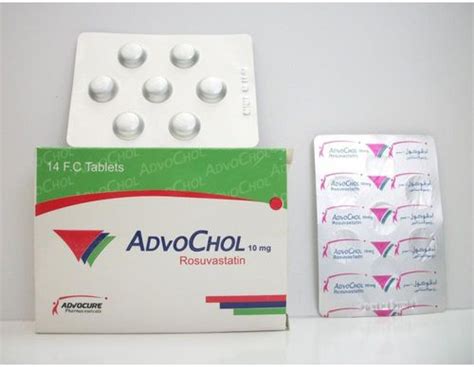advochol 10mg 14 f.c. tabs.