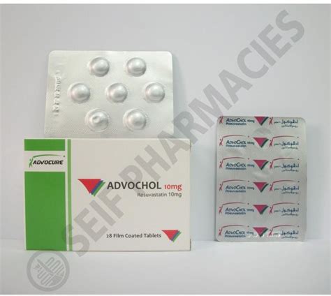 advochol 10mg 28 f.c. tabs.