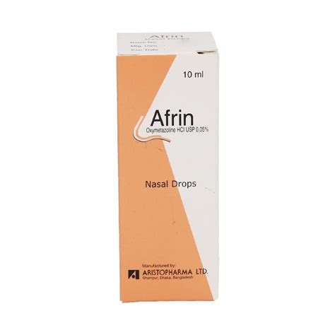 سعر دواء afrin adult 0.5mg/ml nasal drops 10 ml