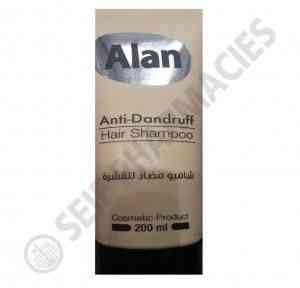 alan anti-dandruff hair shampoo 120 ml