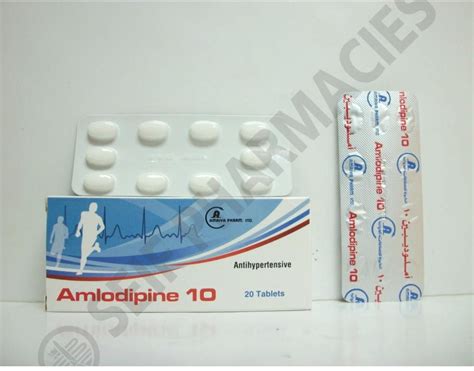 amlodipine 10mg 20 tabs.