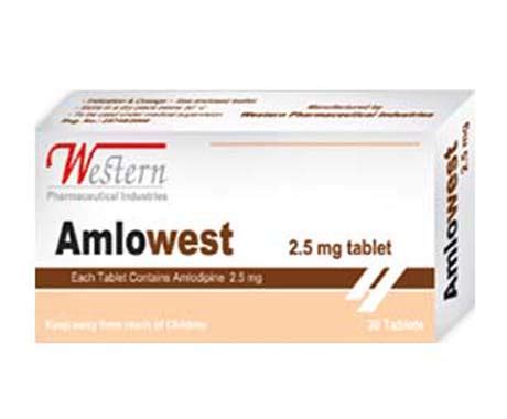 amlowest 2.5mg 30 tab.