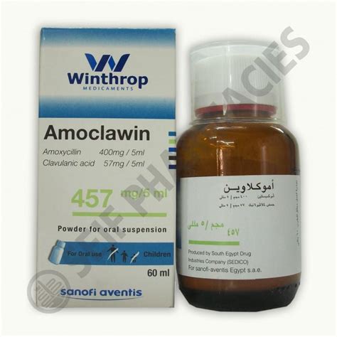 amoclawin 457mg/5ml pd. for oral susp. 60ml