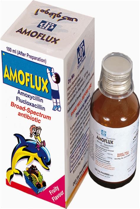 amoflux 250 mg pd. for oral susp. 100 ml