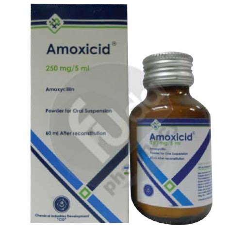 amoxicid 125mg/5ml susp. 60ml