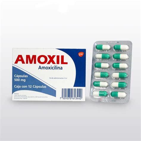 amoxicillin 500mg 12 caps. usp 28