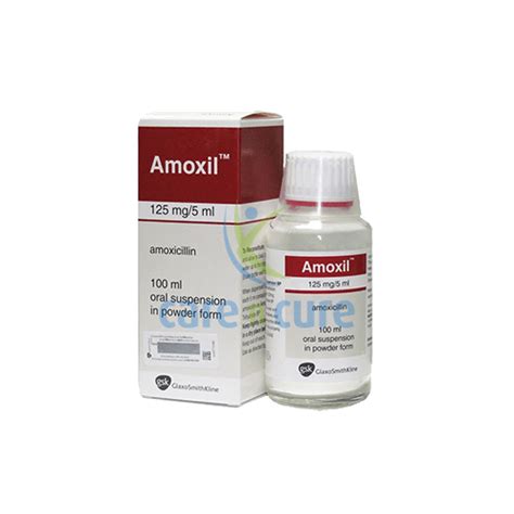 amoxil 125mg/5ml susp. 100ml