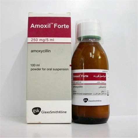 amoxil fort 250mg/5ml susp. 100ml