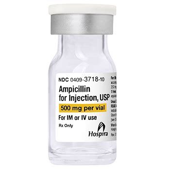 ampicillin 500mg 10 caps. usp 28