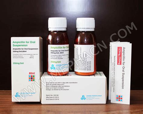 ampicillin forte 250mg/5ml susp. 60ml
