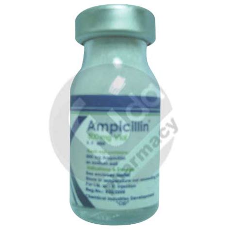 ampicillin-misr 250 mg vial