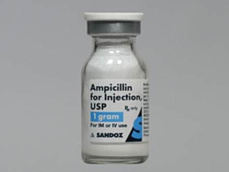 ampicillin sodium 1 gm vial (b.p.2003)