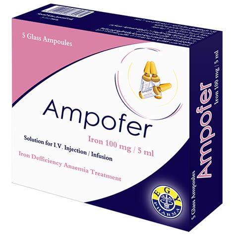 ampofer 20mg/ml 5 amp. for i.v. inj./inf.