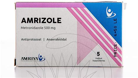 amrizole 500mg 5 vaginal supp.
