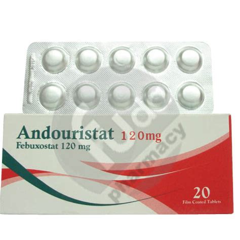 سعر دواء andouristat 120 mg 20 f.c. tablets