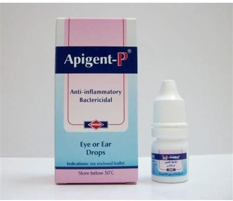 apigent 3mg/ml eye/ear drops 5 ml