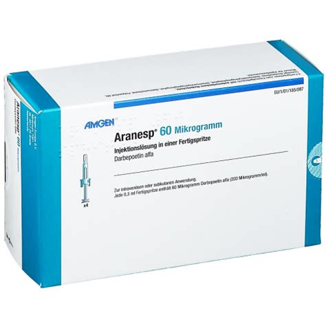 aranesp 60mcg 4 pref. syringe