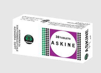 askine 300/10 mg 10 tab.