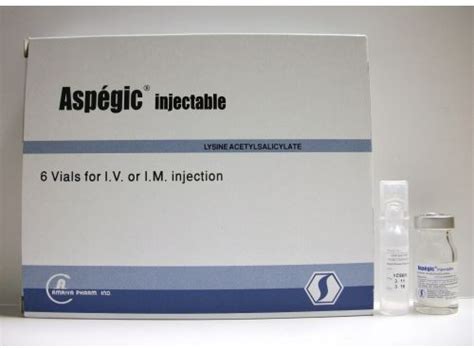 aspegic 6 vial