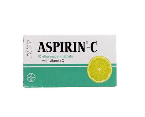 سعر دواء aspirin plus c 10 eff. tab.