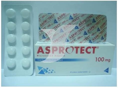 سعر دواء asprotect 100mg 30 enteric coated tab.