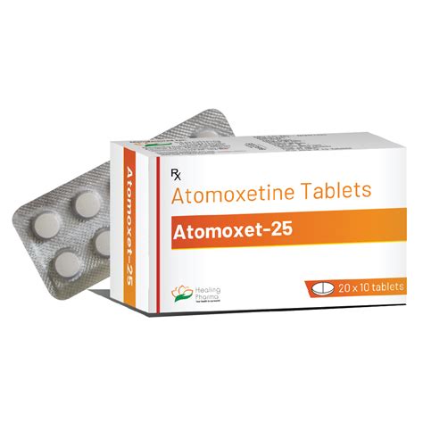 سعر دواء atomoxetine 25mg 10 caps.