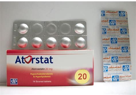 atorstat 20mg 14 scored tabs.