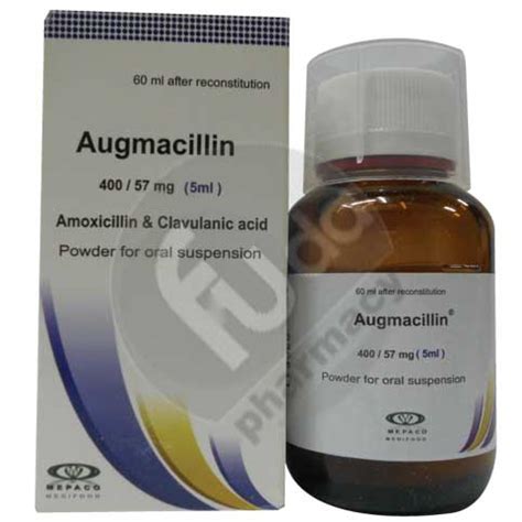 augmacillin 457mg/5ml susp. 60 ml