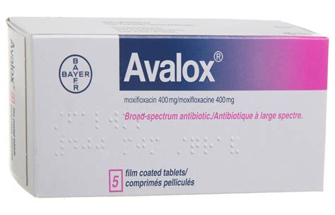 avalox 400mg 5 f.c. tab.