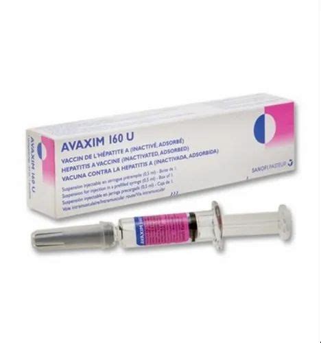 avaxim 160antigen unit /0.5ml prefilled syringe