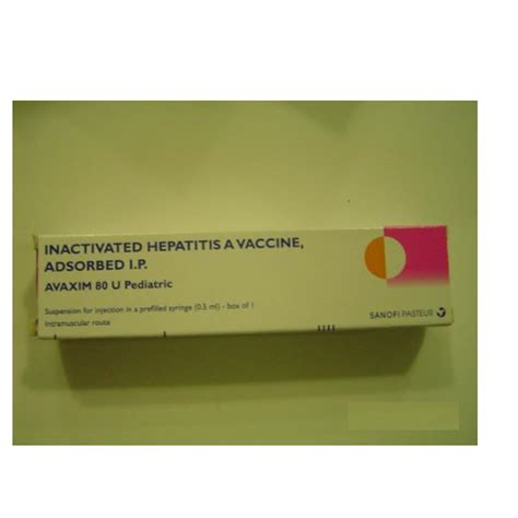 سعر دواء avaxim pediatric 80 antigen unit/0.5ml pref.syringe