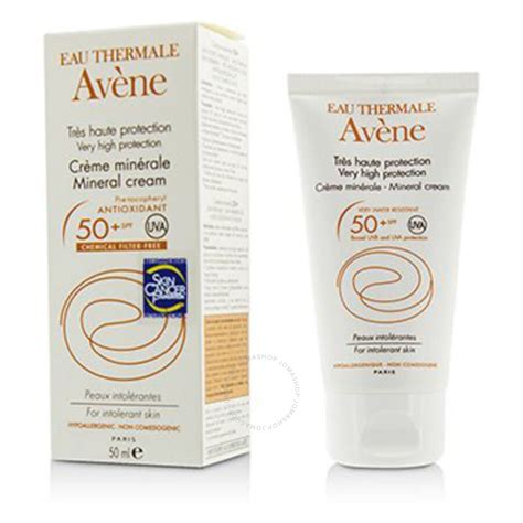 avene high protection mineral cream spf 50 - 50 ml