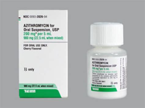 azatribact 200mg/5ml susp. 22.5 ml