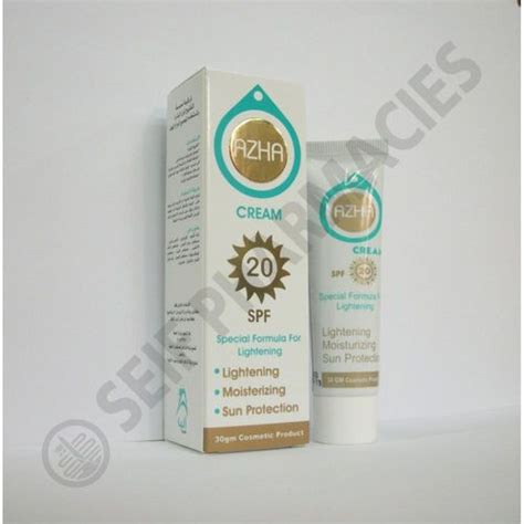 سعر دواء azha cream spf20. 30 gm