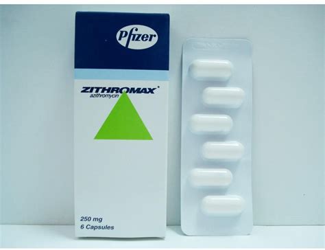 azithromin 250mg 6 caps.