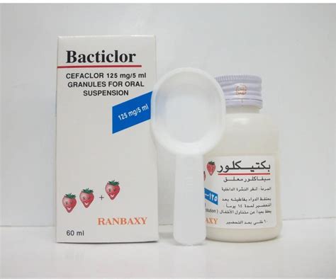 bacticlor 125mg/5ml susp. 60ml