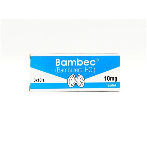 سعر دواء bambec 10mg 30 tab.