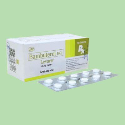 bambuterol 20 mg 10 tabs