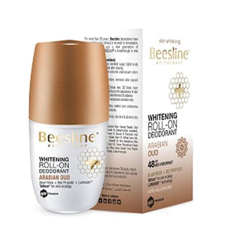 beesline deo whitening arabian oud roll-on 50 ml