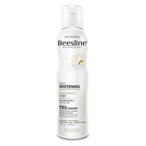 beesline deo whitening fragrance-free spray 150 ml