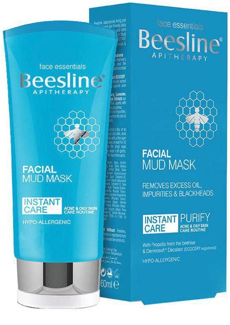 beesline facial mud mask 60 ml
