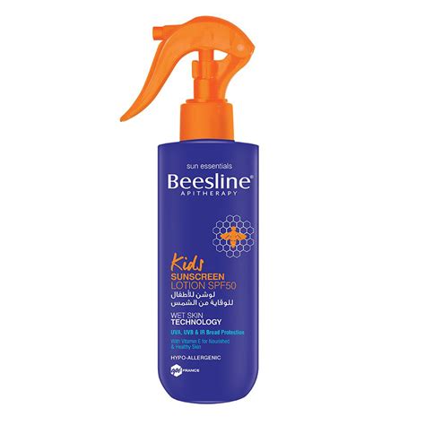 beesline kids sunscreen lotion spf 50 - 200 ml