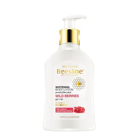 beesline whitening body lotion wild berries 200 ml