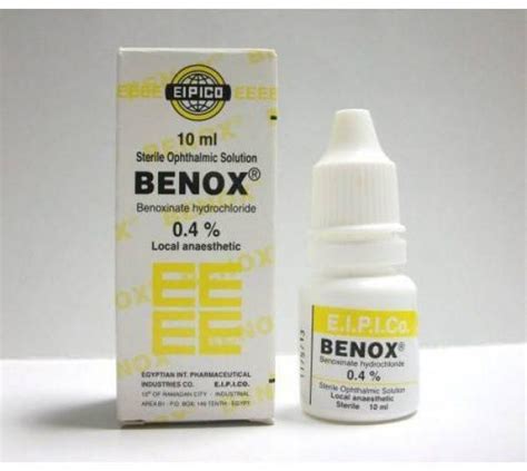 benox 0.4% eye drops 10 ml