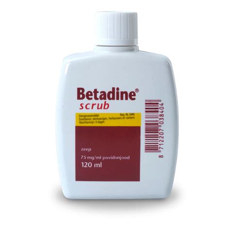 betadine surgical scrub 7.5% 120 ml