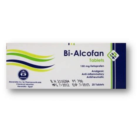 bi-alcofan 150mg 30 tab.