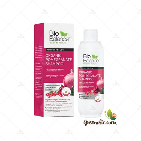 bio balance organic pomegranate shampoo 180 ml