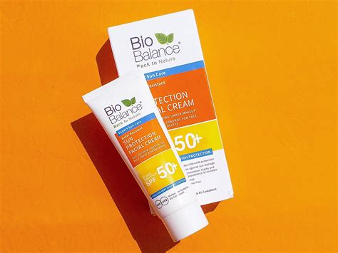 bio balance sun protection cream spf 50+ 40 ml